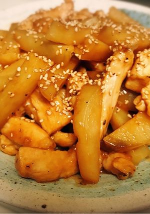 しっとり！胸肉とじゃがいも炒め-レシピのメイン写真