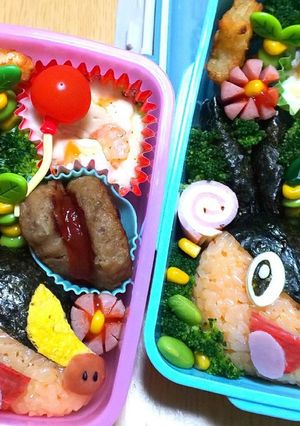 キャラ弁 ポケモン ポカブ-レシピのメイン写真