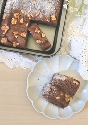 ホットケーキで作るブラウニー-レシピのメイン写真