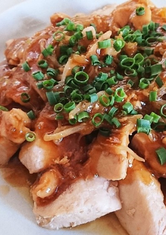 鶏むね肉のしょうが焼き-レシピのメイン写真