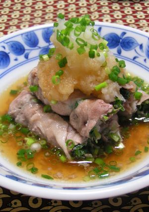 レンジでチン！くるくる水菜の豚シャブ-レシピのメイン写真