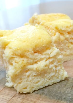 カッテージチーズで「スフレチーズケーキ」-レシピのメイン写真