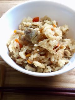 鶏ごほうおこわ-レシピのメイン写真
