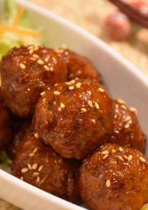 ヘルシー野菜肉団子-レシピのメイン写真