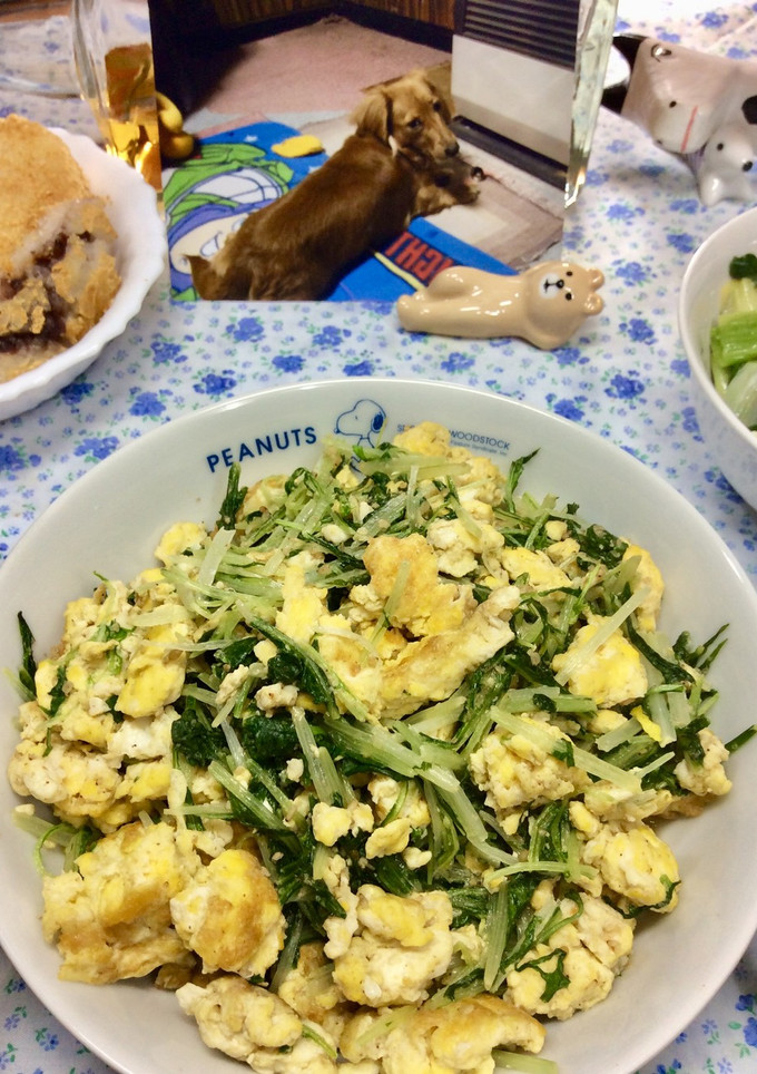 水菜のたまご炒め-レシピのメイン写真