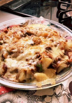 時短！ジャガイモで簡単にグラタン風ピザ-レシピのメイン写真