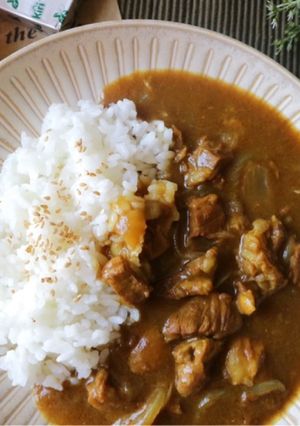 圧力鍋でとろとろ☆牛すじカレー-レシピのメイン写真