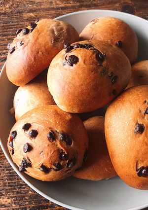 牛乳で！基本のふわふわチョコパン-レシピのメイン写真