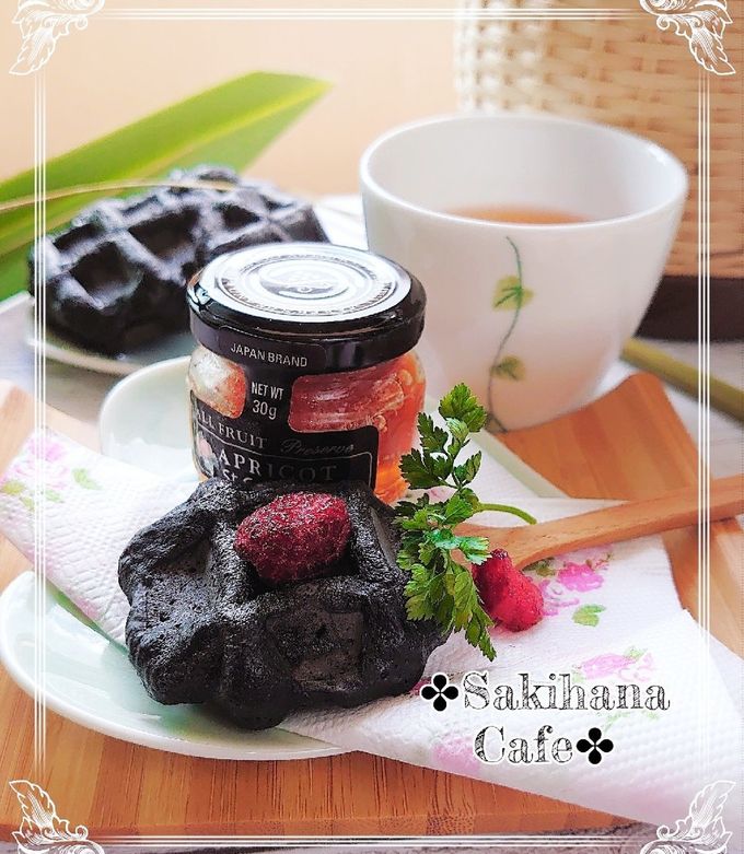 竹炭ワッフル✣ビタントニオ（作り方2種） by ダヤンCafé