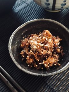 鰹節と鶏皮のしっとりふりかけ-レシピのメイン写真