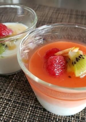 なめらか杏仁豆腐（葛入り）-レシピのメイン写真