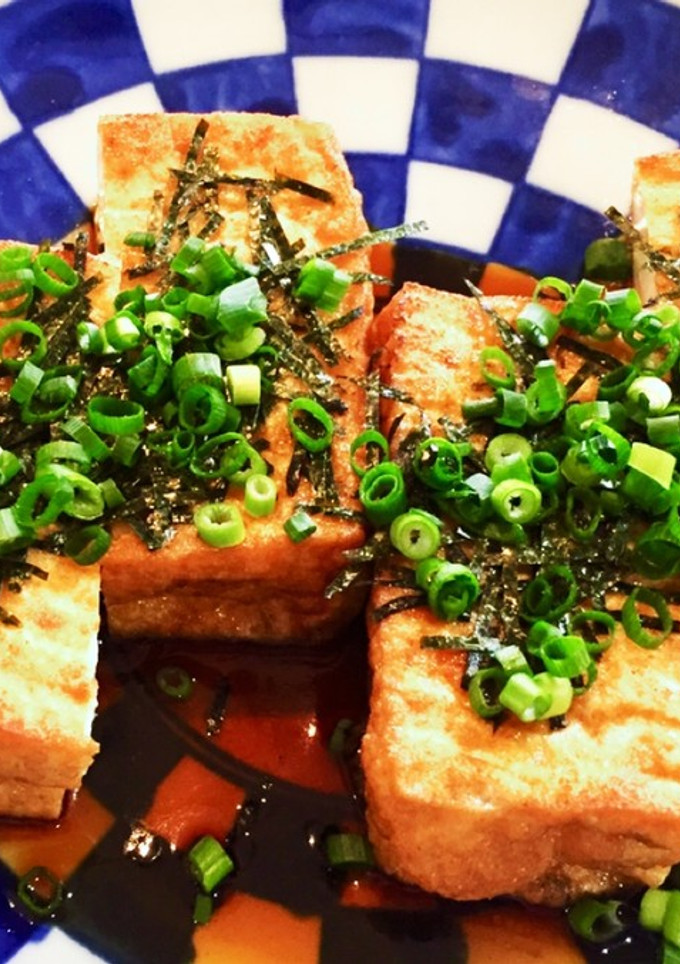 厚揚げの焼いたん『和食のたれ』をかけて-レシピのメイン写真