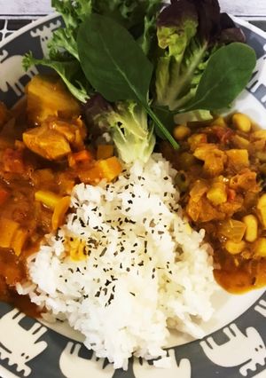 スパイスカレー2種（チキン&ツナ豆）-レシピのメイン写真