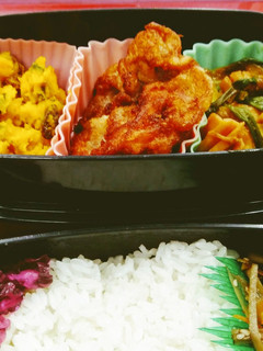 豚の竜田揚げと作り置き総菜のお弁当-レシピのメイン写真