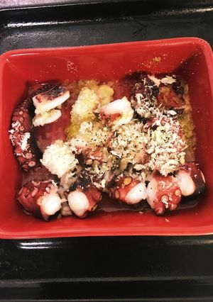 トースターで簡単！タコのガーリック焼き-レシピのメイン写真