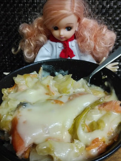 リカちゃん♡鮭とキャベツ酒粕グラタン♪-レシピのメイン写真