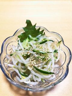 サッパリ!モヤシとキュウリのおひたし-レシピのメイン写真