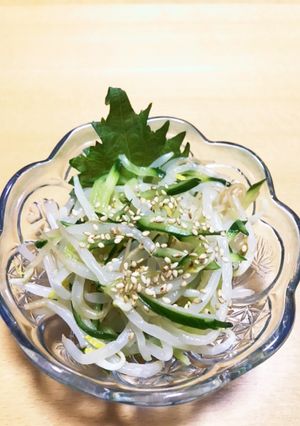 サッパリ！モヤシとキュウリのおひたし-レシピのメイン写真