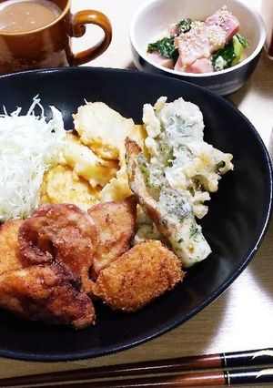 明日は買い出し！残り物でも豪華に天ぷら-レシピのメイン写真