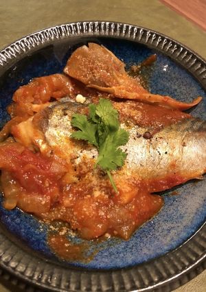 ホットクックで超簡単！塩サバのトマト煮-レシピのメイン写真