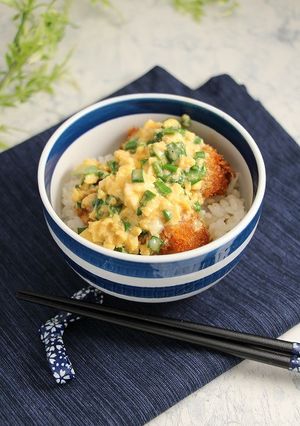 レンジで簡単！カキフライ丼☆半熟卵どん-レシピのメイン写真