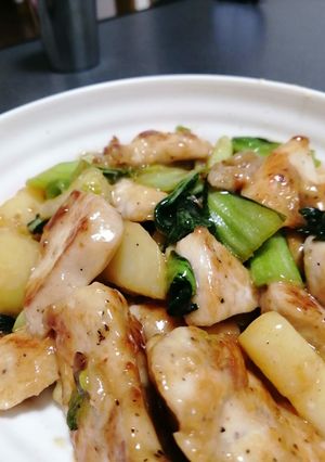 鶏のオイマヨ炒め-レシピのメイン写真