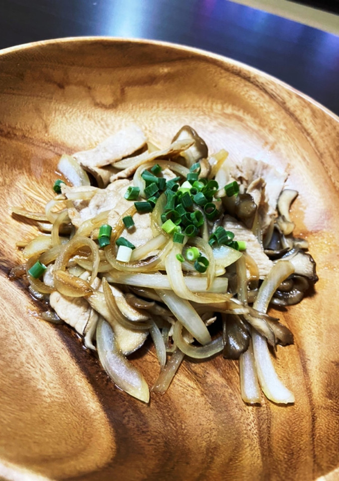 豚ロースの舞茸の甘辛炒め-レシピのメイン写真
