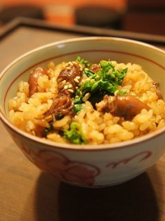 ほたるいかと菜の花の*炊き込みご飯-レシピのメイン写真
