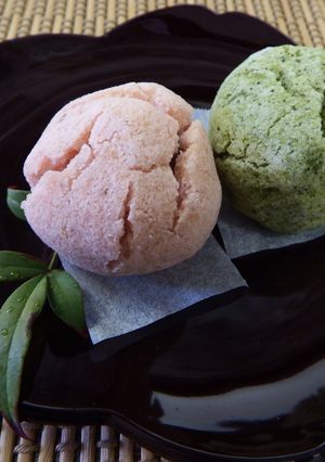 桜しぐれ、抹茶しぐれ-レシピのメイン写真