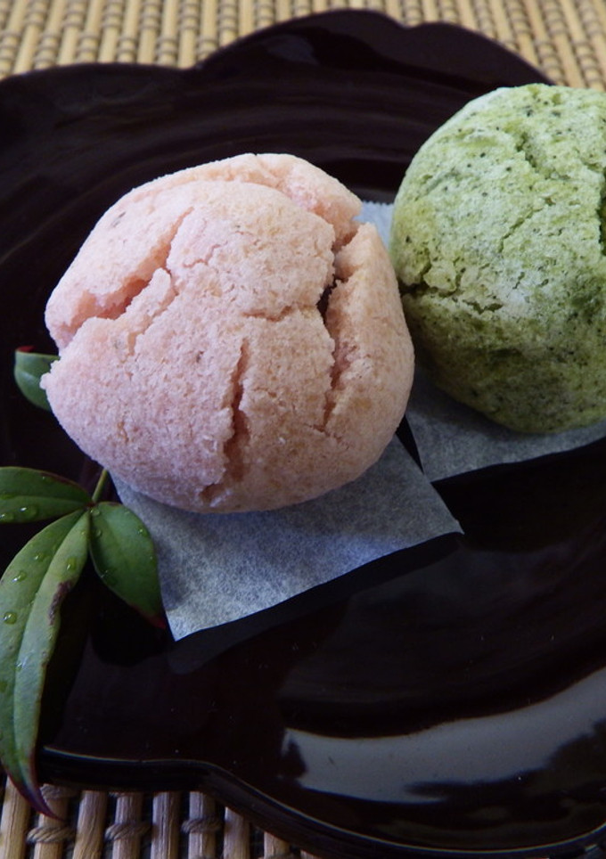 桜しぐれ、抹茶しぐれ-レシピのメイン写真
