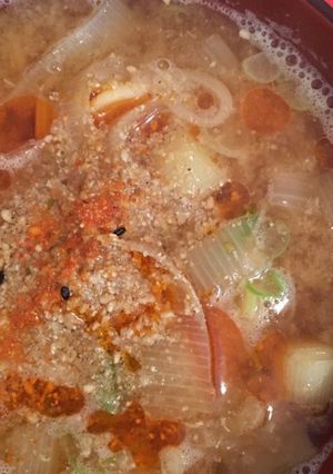 リークのお味噌汁-レシピのメイン写真