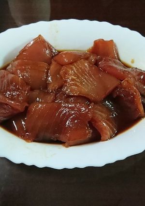 まぐろの漬け-レシピのメイン写真