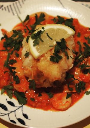 【スペイン料理】アンコウのトマト煮込み-レシピのメイン写真