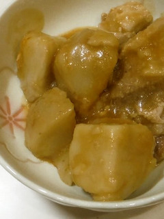 豚すじと里芋の煮付け(圧力鍋)-レシピのメイン写真