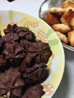 ココアの絞り出しクッキー-レシピのメイン写真