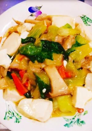 チンゲン菜の中華風餡かけ-レシピのメイン写真