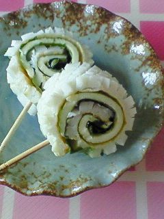くるくる~、ちくわのチーズ・海苔巻き-レシピのメイン写真