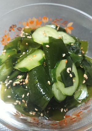 ★生わかめときゅうりの簡単酢の物-レシピのメイン写真