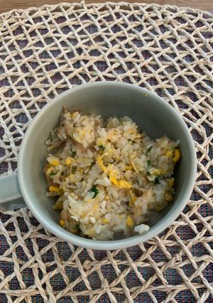 子どもも大好き！なめ茸簡単チャーハン-レシピのメイン写真