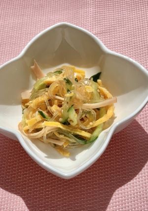 焼き肉タレで簡単春雨サラダ-レシピのメイン写真
