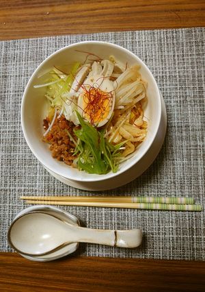 ヨウサマの減塩鶏油そば-レシピのメイン写真
