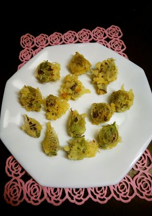 シンプルで美味♪ねぎ坊主の天麩羅-レシピのメイン写真