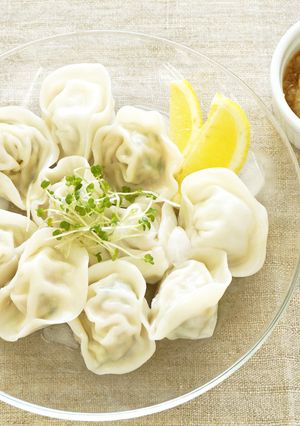 大根おろし＆レモン醤油ダレの冷やし水餃子-レシピのメイン写真