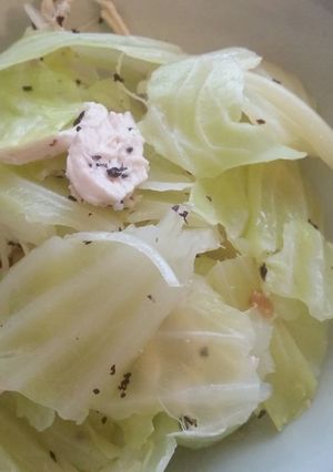 春キャベツとささみの梅肉和え-レシピのメイン写真