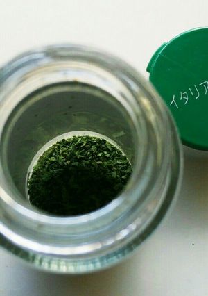 乾燥イタリアンパセリの作り方(少量編)-レシピのメイン写真