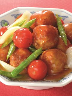 黒酢の肉団子-レシピのメイン写真
