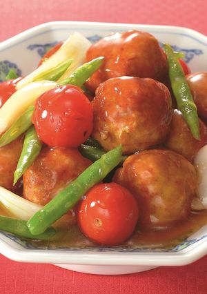 黒酢の肉団子-レシピのメイン写真