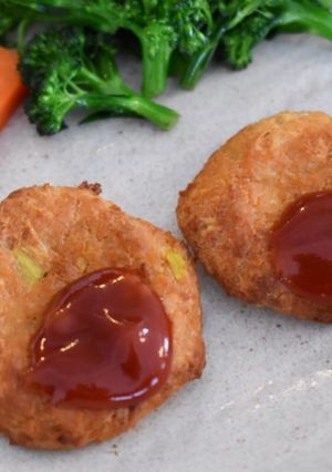 蒸し大豆ハンバーグ-レシピのメイン写真
