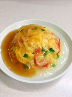 金のあんと銀のあん♡天津飯-レシピのメイン写真