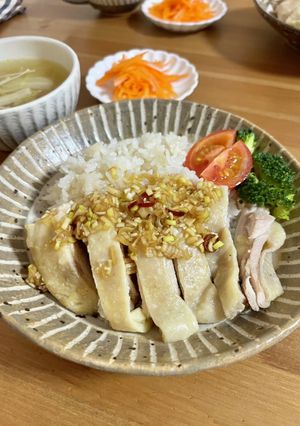 炊飯器でカオマンガイ-レシピのメイン写真